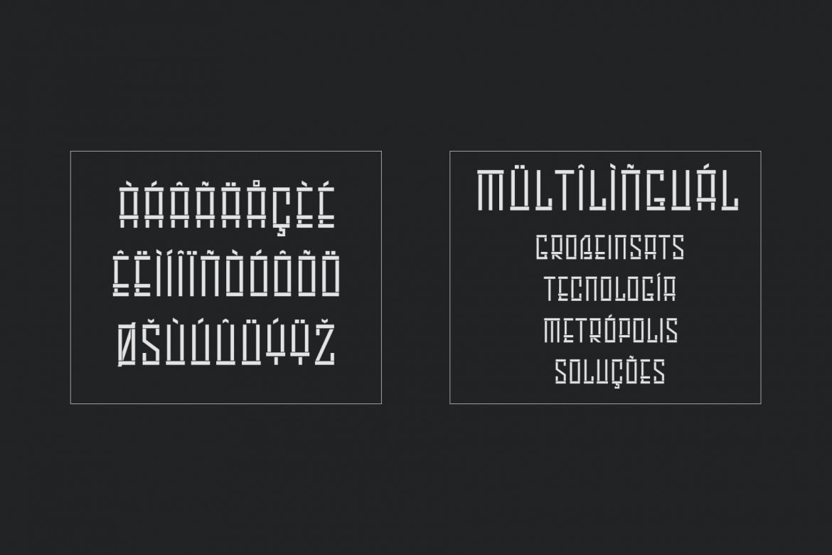 Harley Geometric Display Font