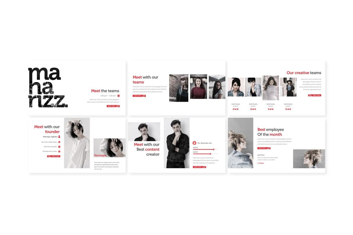 Maharizz - FREE Power Point Template - view 3