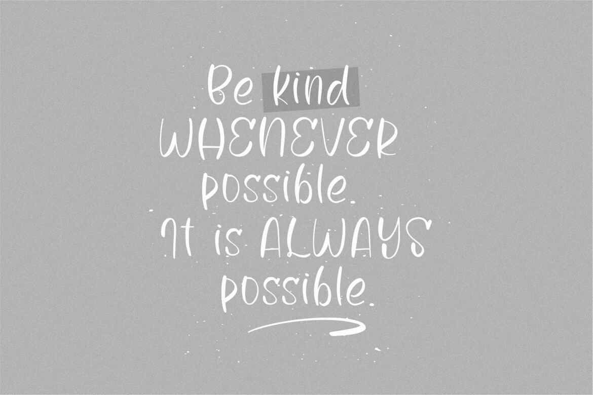 Bubble Peanut - Free Font alternate