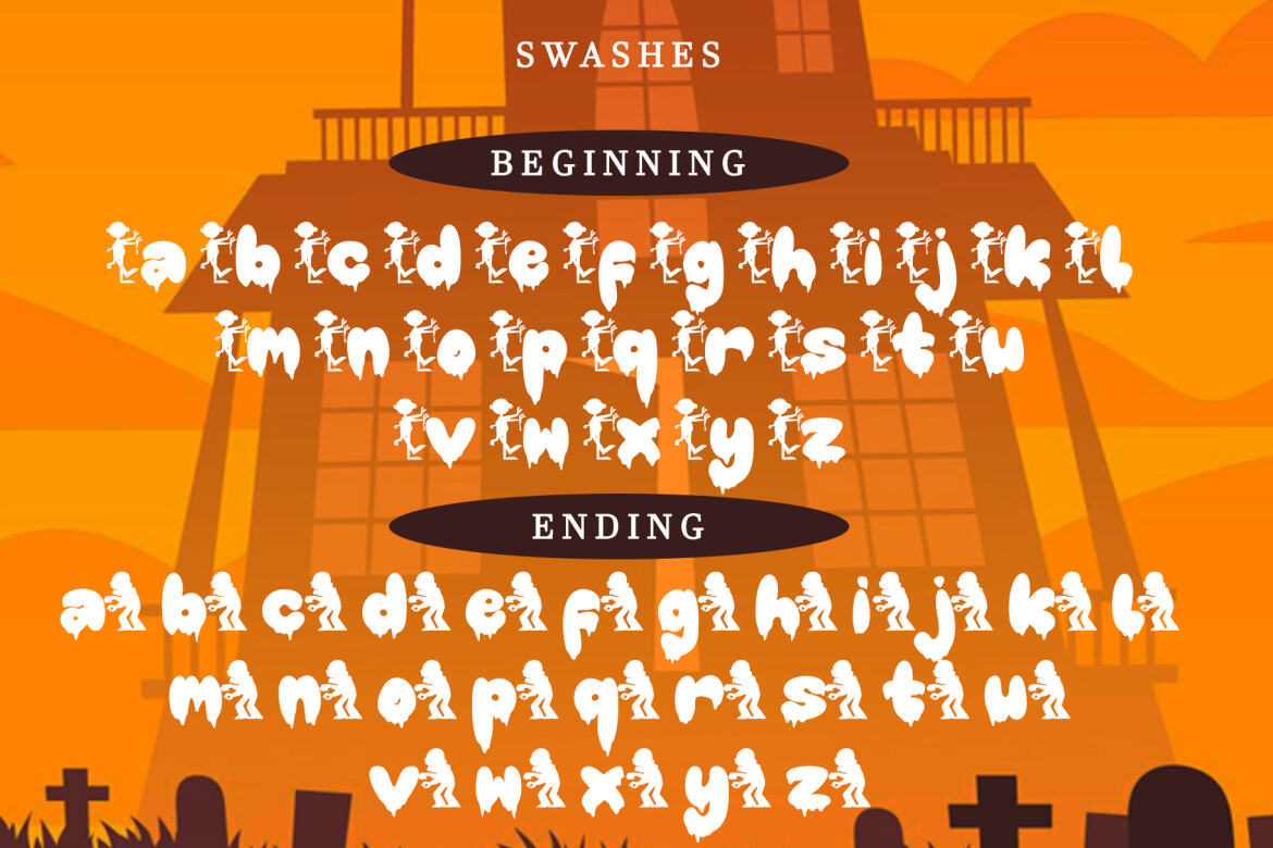 Cutie Zombie - Free Font - view 8