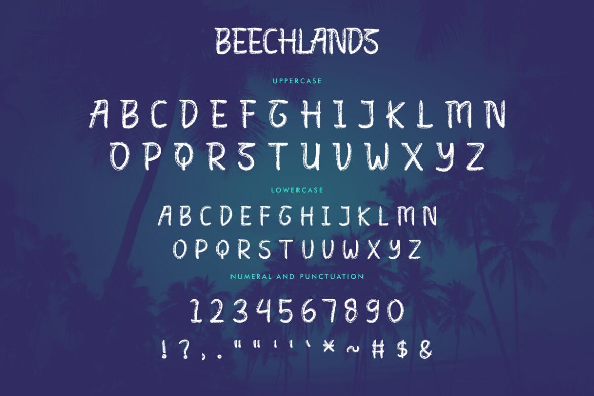 Beechlands - Free Font - view 3