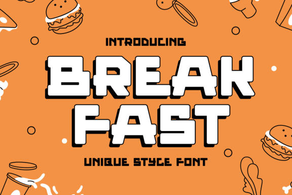 Break Fast - FREE Unique Style Font