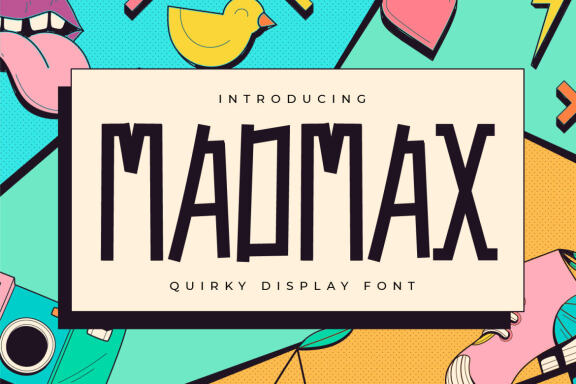 Madmax - FREE Quirky Display Font