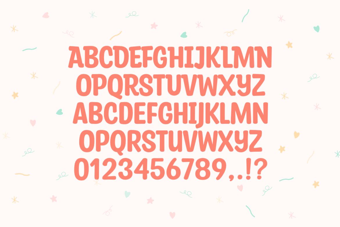 Party Confetti - FREE Font - view 8