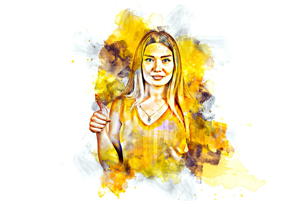 Artistic Portrait FREE Photoshop Action - view 6