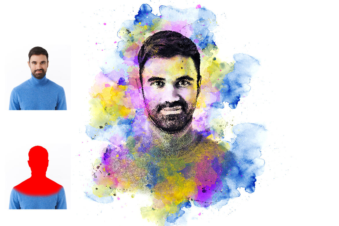 Artistic Portrait FREE Photoshop Action - view 8