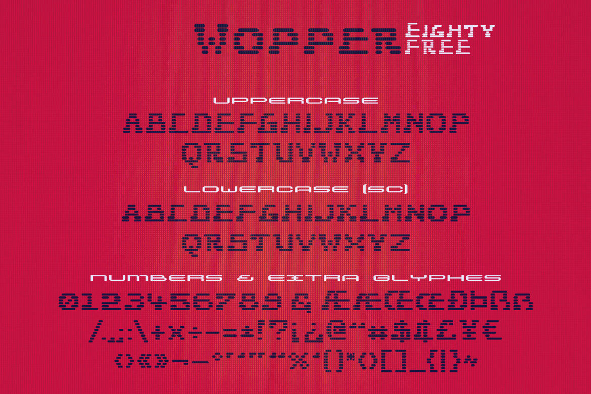 Wopper '83 - Free Font - view 4