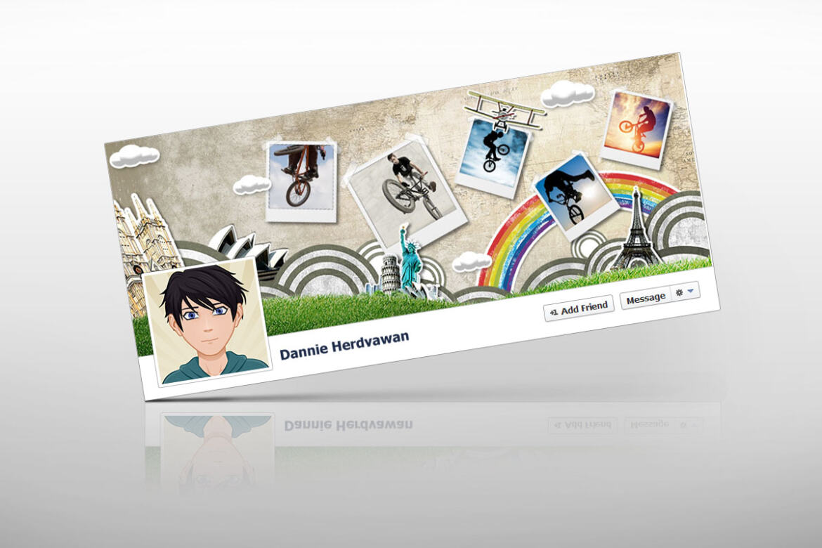 Retro – FREE Facebook Timeline Cover - view 6