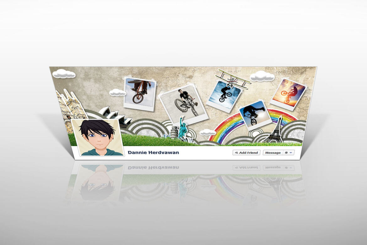 Retro – FREE Facebook Timeline Cover - view 8