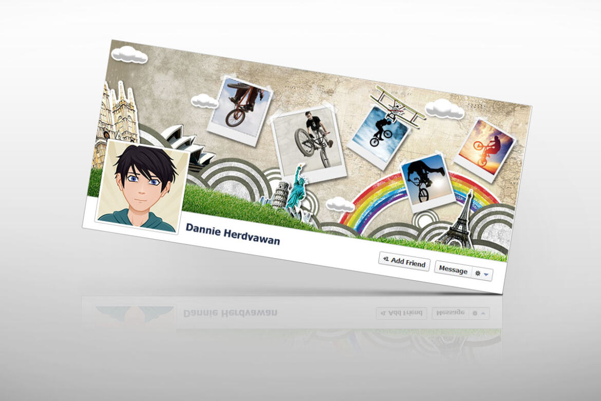 Retro – FREE Facebook Timeline Cover - view 7