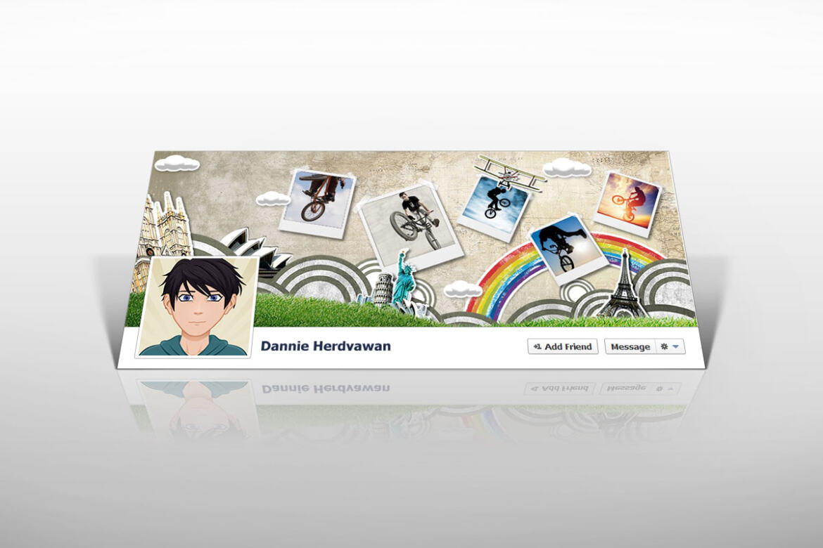 Retro – FREE Facebook Timeline Cover - view 5