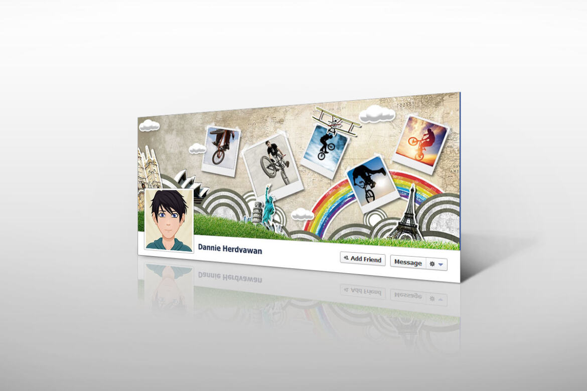 Retro – FREE Facebook Timeline Cover - view 4