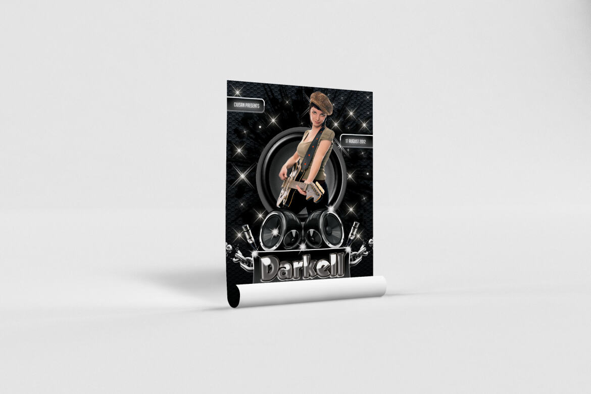 Darkell FREE Flyer Template - view 2