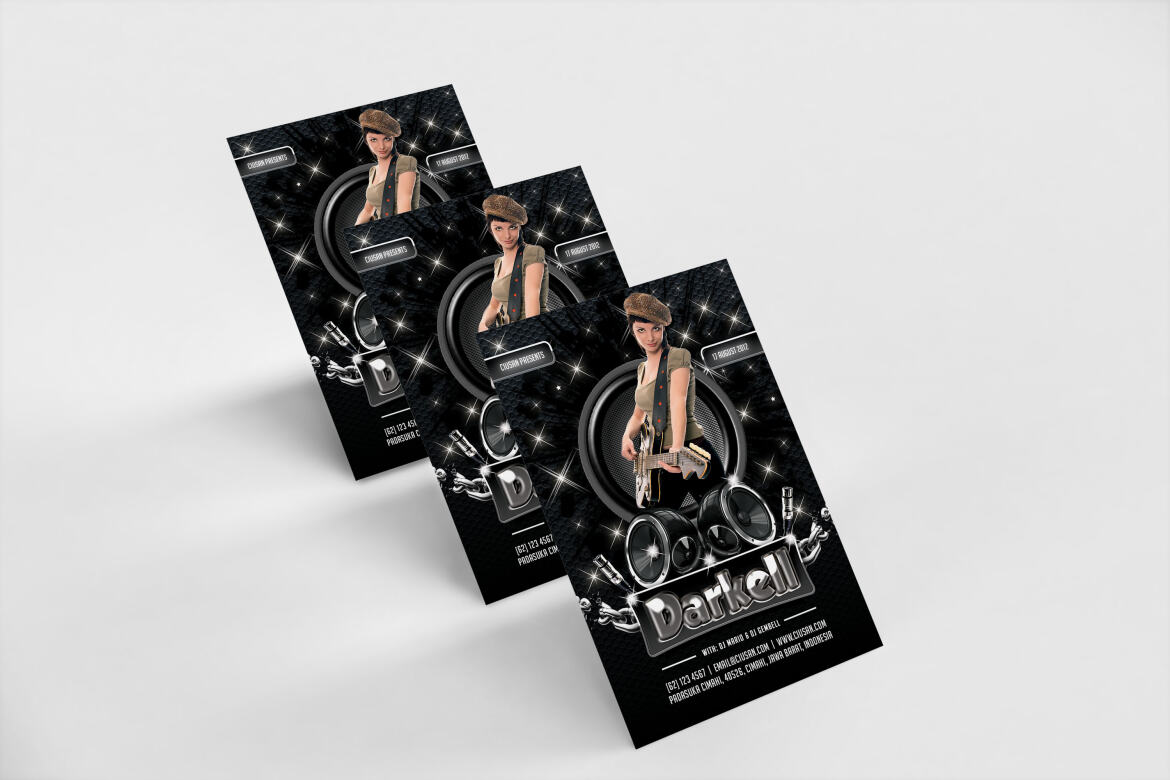 Darkell FREE Flyer Template - view 10