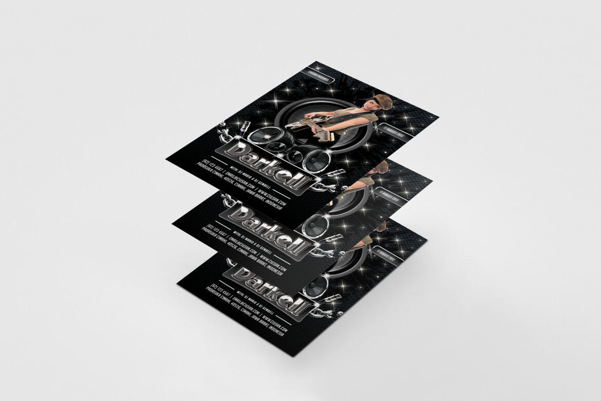 Darkell FREE Flyer Template - view 8