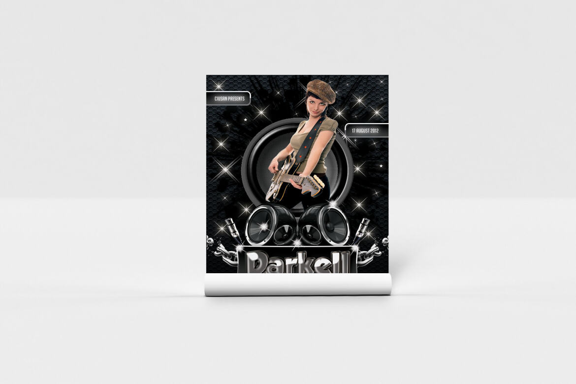 Darkell FREE Flyer Template - view 9