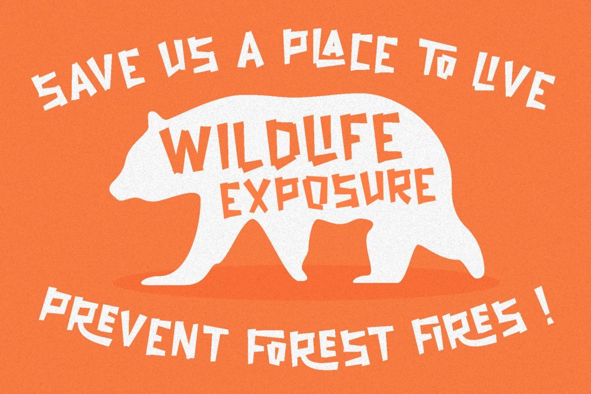 Natured - Modern and Fun Typeface alternate