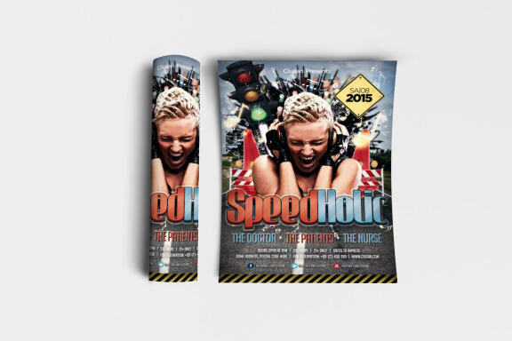 Speed Holic FREE Flyer Template