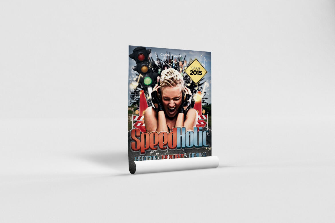 Speed Holic FREE Flyer Template alt