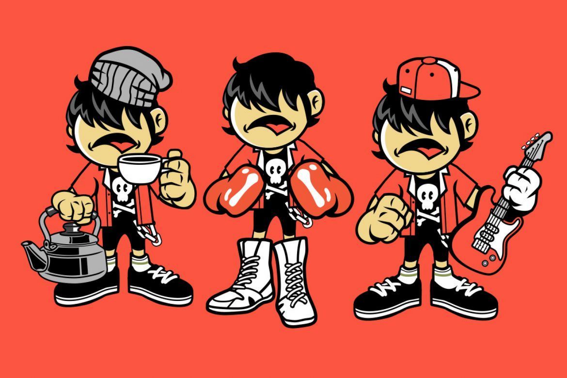 Kid Bastard Cartoon Character - view 3