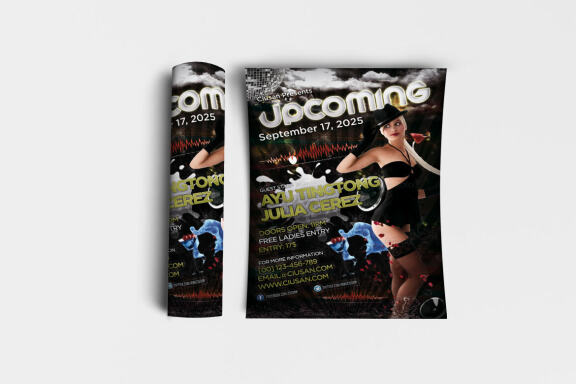 Upcoming FREE Flyer Template