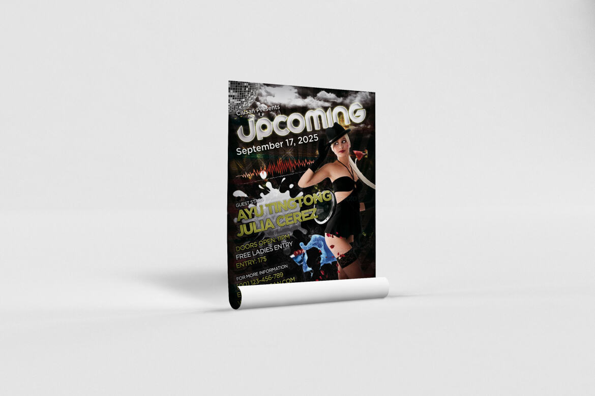 Upcoming FREE Flyer Template alt