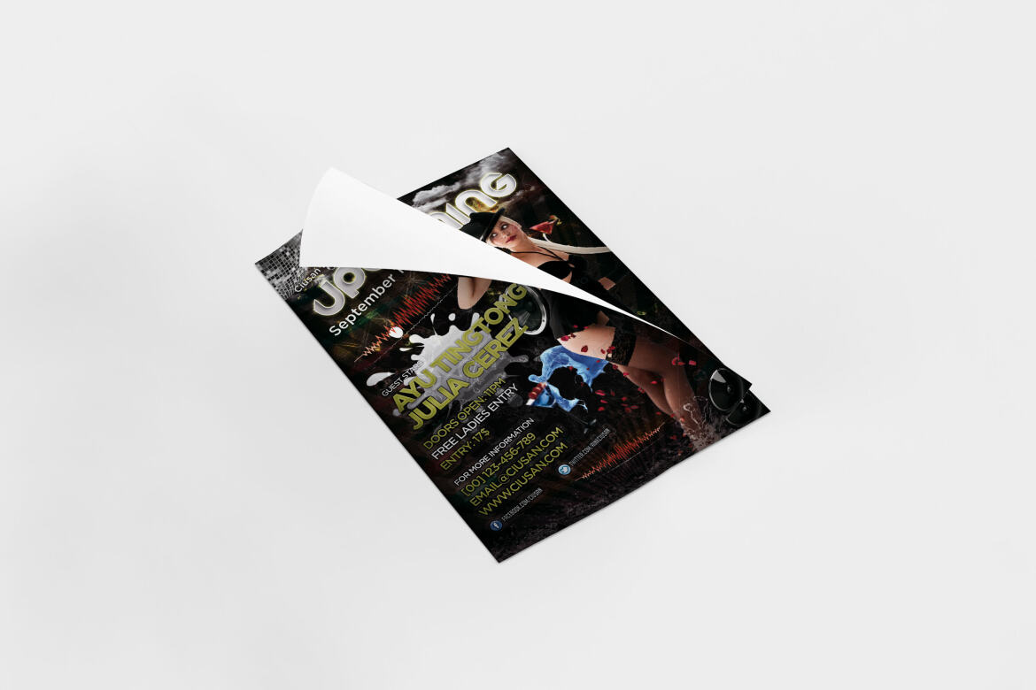 Upcoming FREE Flyer Template - view 6