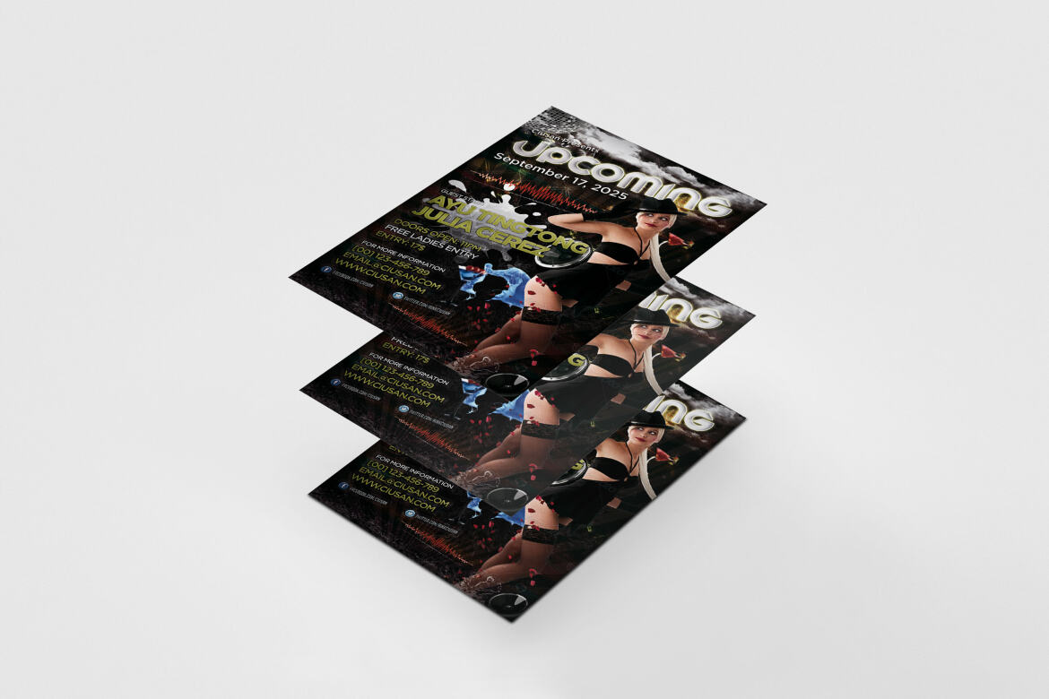 Upcoming FREE Flyer Template - view 9