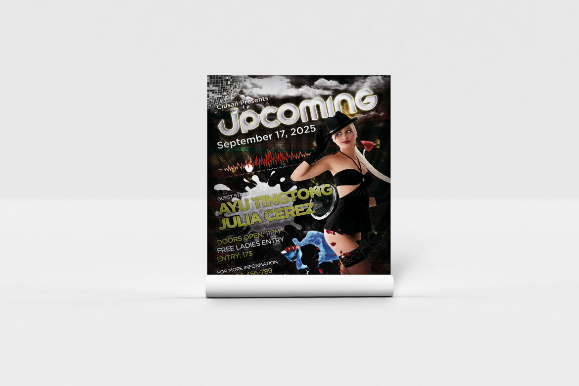 Upcoming FREE Flyer Template - view 10