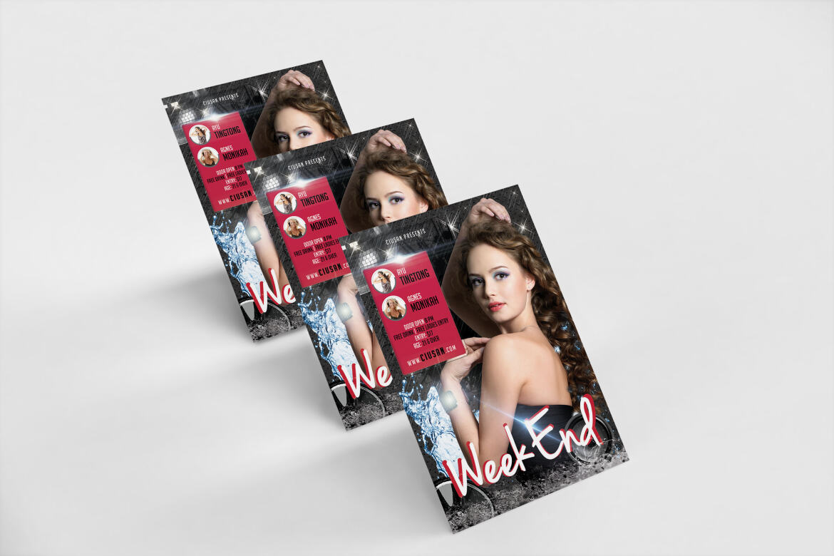 Week End FREE Flyer Template - view 10