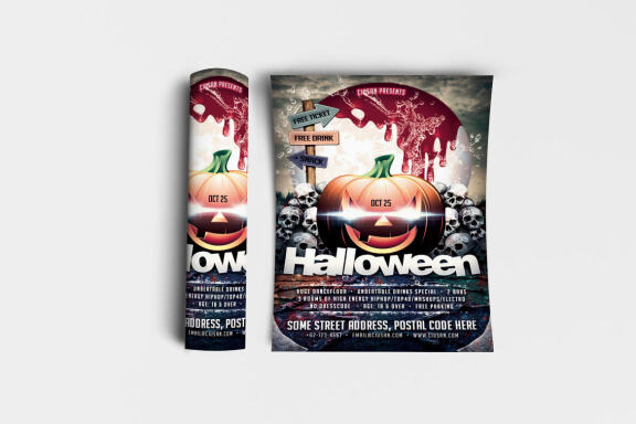 Halloween FREE Flyer Template