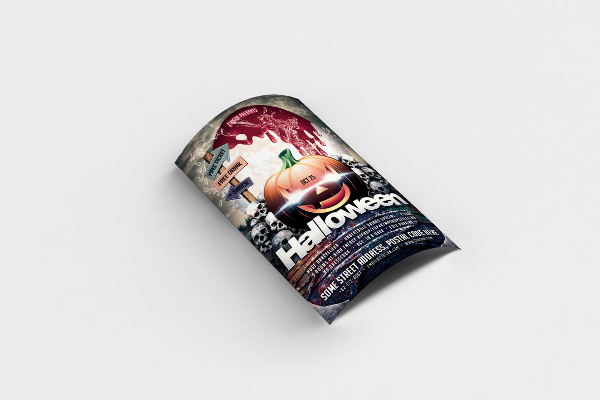 Halloween FREE Flyer Template - view 4