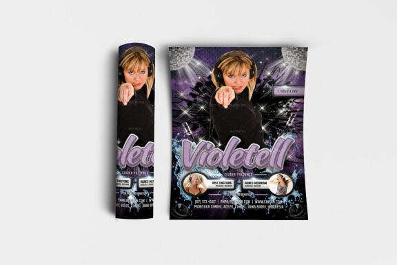 Violetell FREE Flyer Template