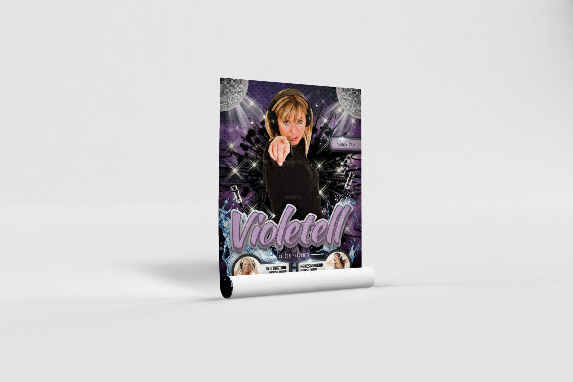 Violetell FREE Flyer Template alt