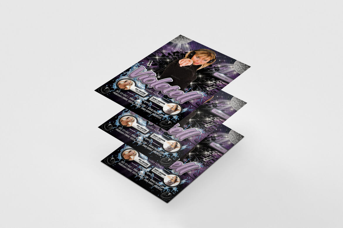 Violetell FREE Flyer Template - view 8