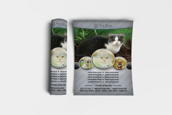 Pet Shop FREE Flyer Template