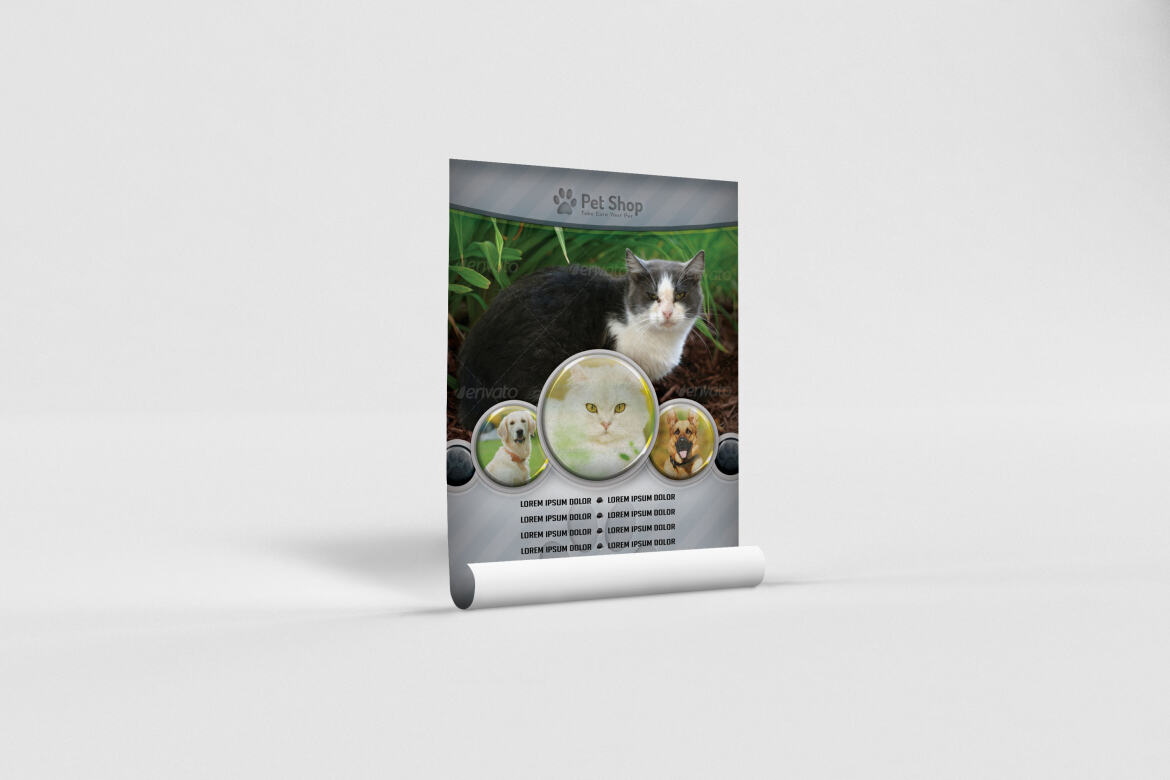 Pet Shop FREE Flyer Template alternate