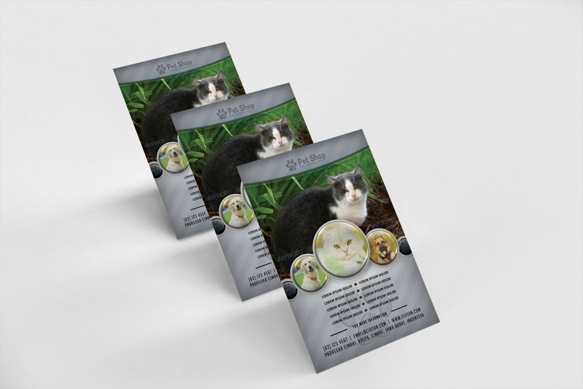 Pet Shop FREE Flyer Template - view 10