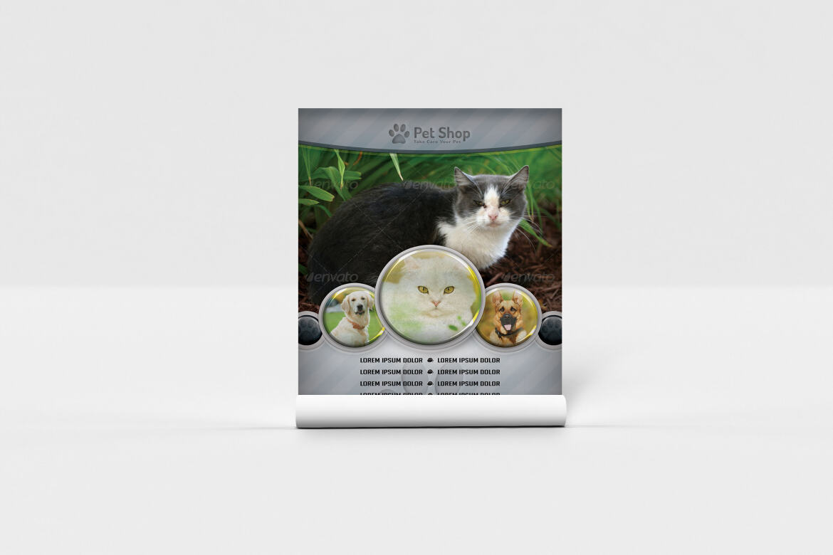 Pet Shop FREE Flyer Template - view 9
