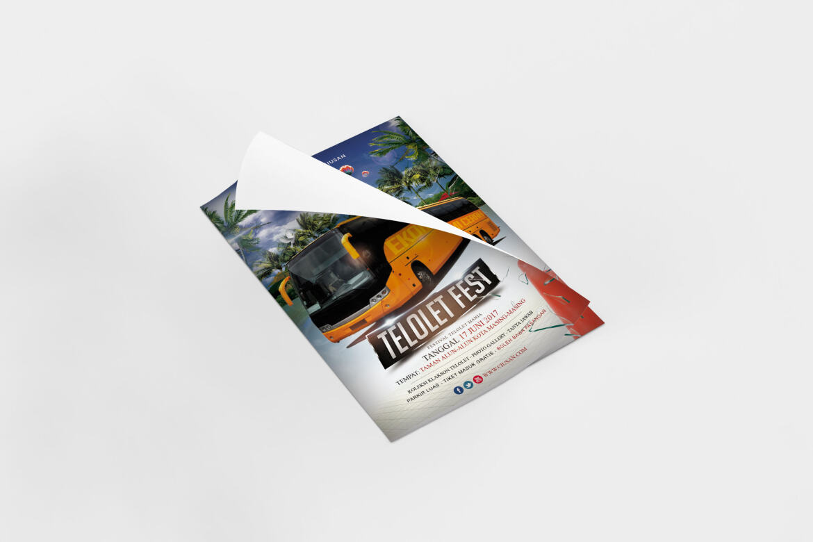 Telolet Fest FREE Flyer Template - view 5