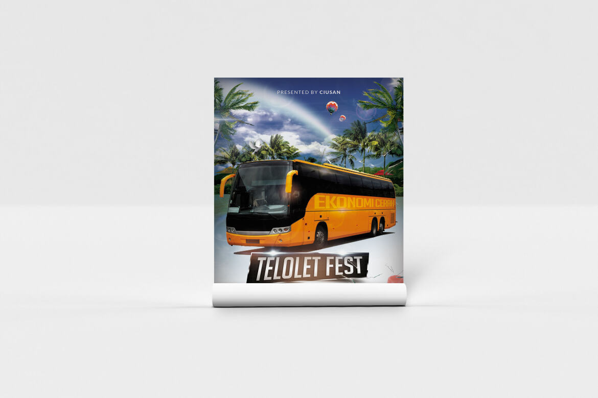 Telolet Fest FREE Flyer Template - view 9