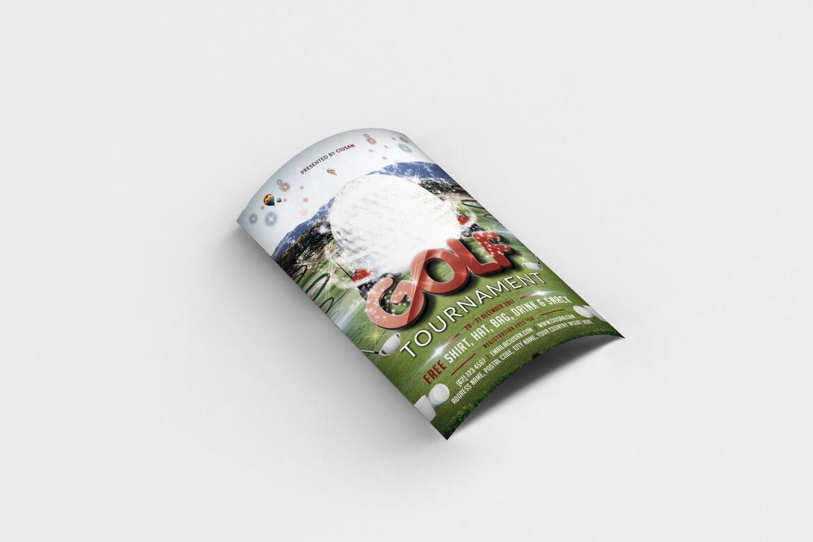 Golf Tournament FREE Flyer Template - view 4