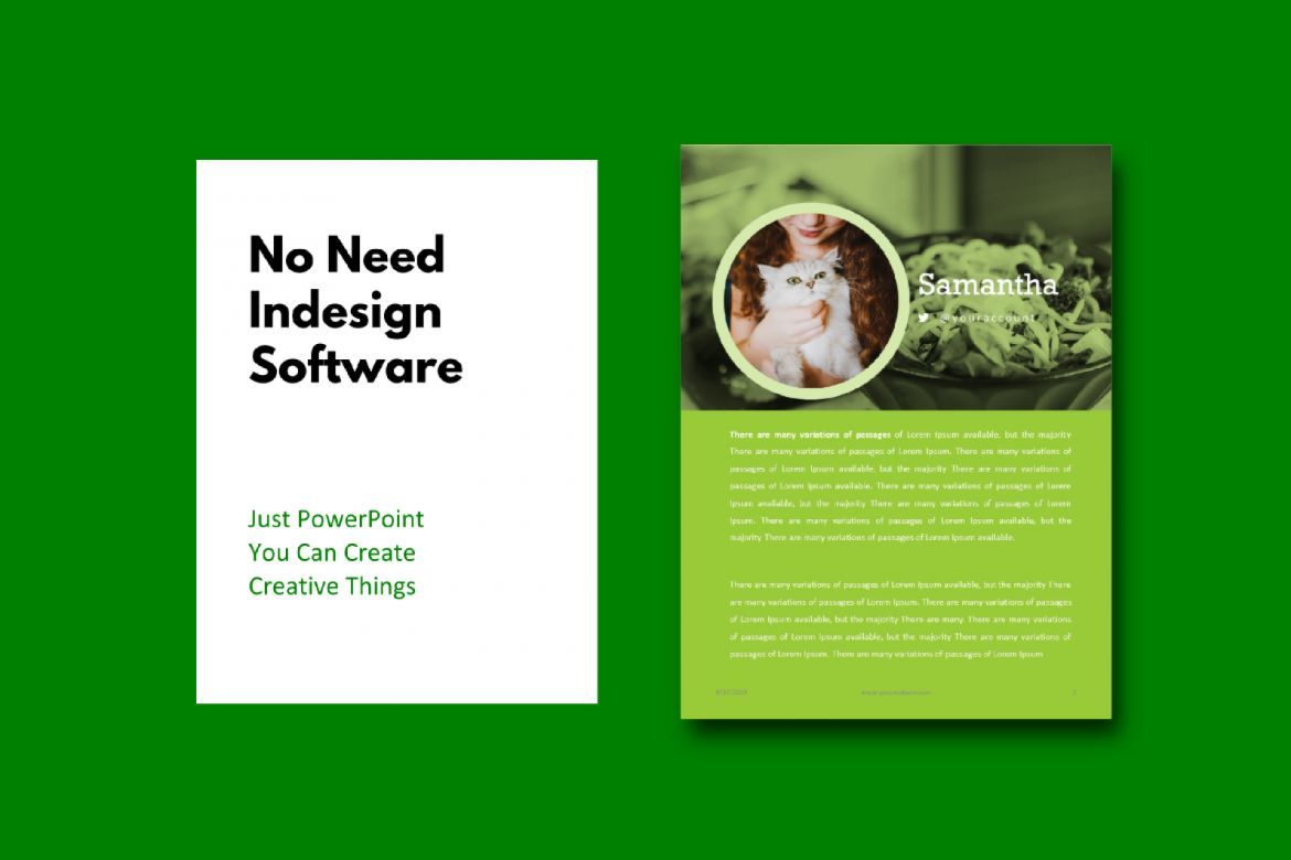 16 Pages Vegan Recipes eBook Template PowerPoint - view 3