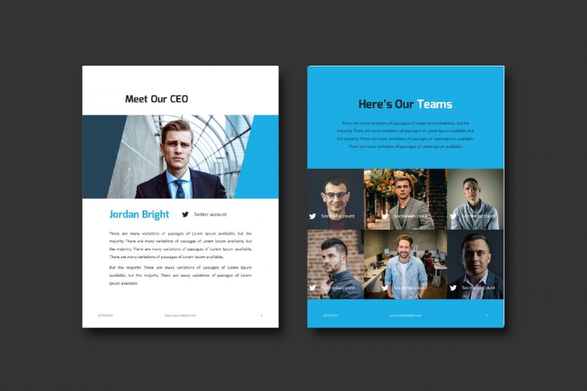 16 Business Report 2020 eBook Template PowerPoint - view 4