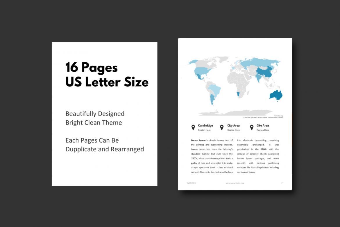 16 Business Report 2020 eBook Template PowerPoint - view 5