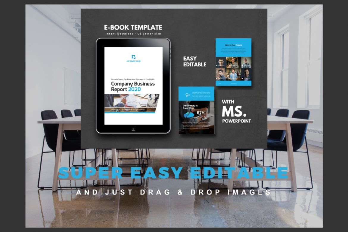 16 Business Report 2020 eBook Template PowerPoint - view 10