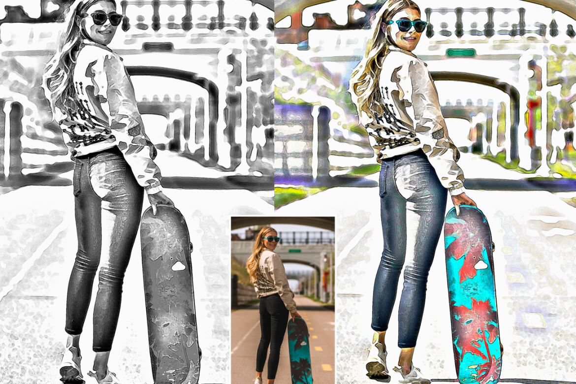 Realistic Sketch FREE Photoshop Action - view 12