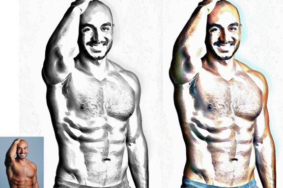 Realistic Sketch FREE Photoshop Action