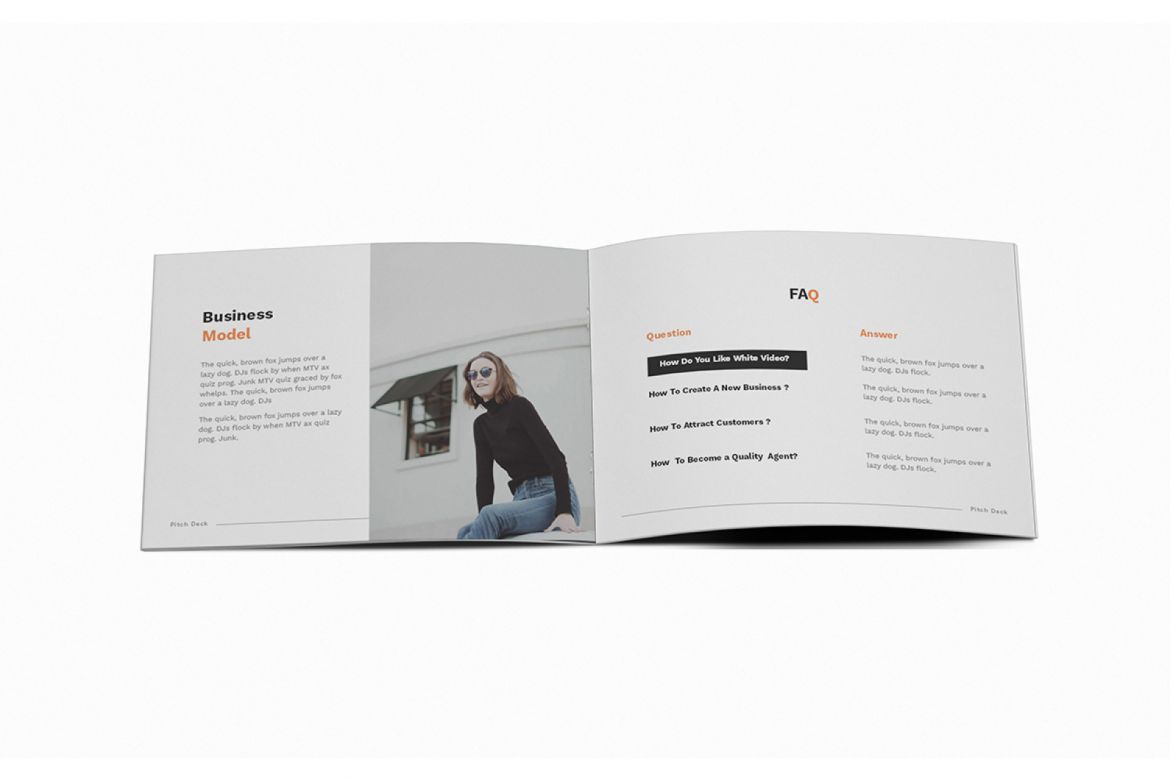 Pitch Deck A5 Brochure - view 3