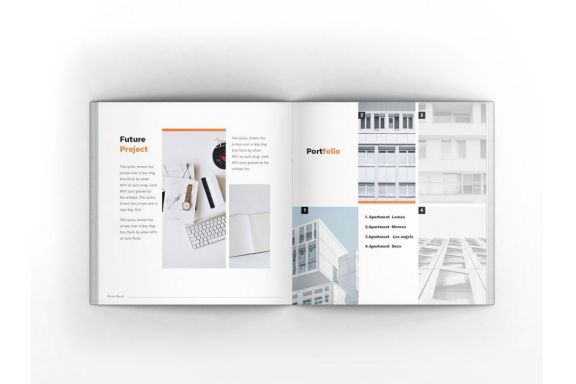 Pitch Deck Square Brochure